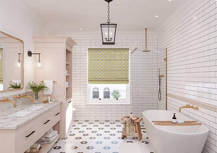 Deco Sea Shells, Peach Melba - Roman Blind - Image 8